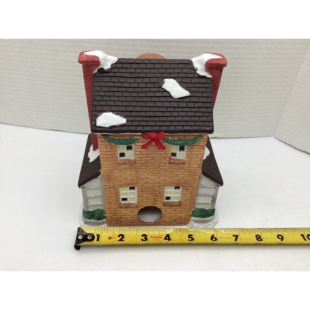 Christmas Village Lighted House Toy Shoppe Victorian Caldor Stores Hand Painted - Picture 4 of 9